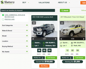 Slattery auctions website